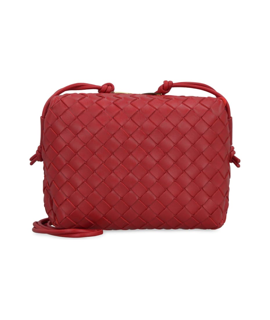 Bottega Veneta Loop Small Calfskin Intrecciato Camera Crossbody Bag  (Shoulder bags,Cross Body Bags)