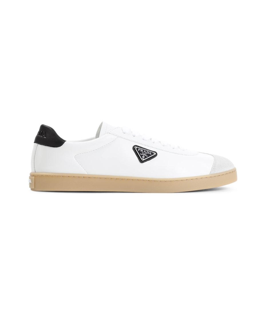 スニーカー PRADA White Napa leather sneakers (2EE394FG000Y5T F0964) Prada White Napa Leather Sneakers | italist