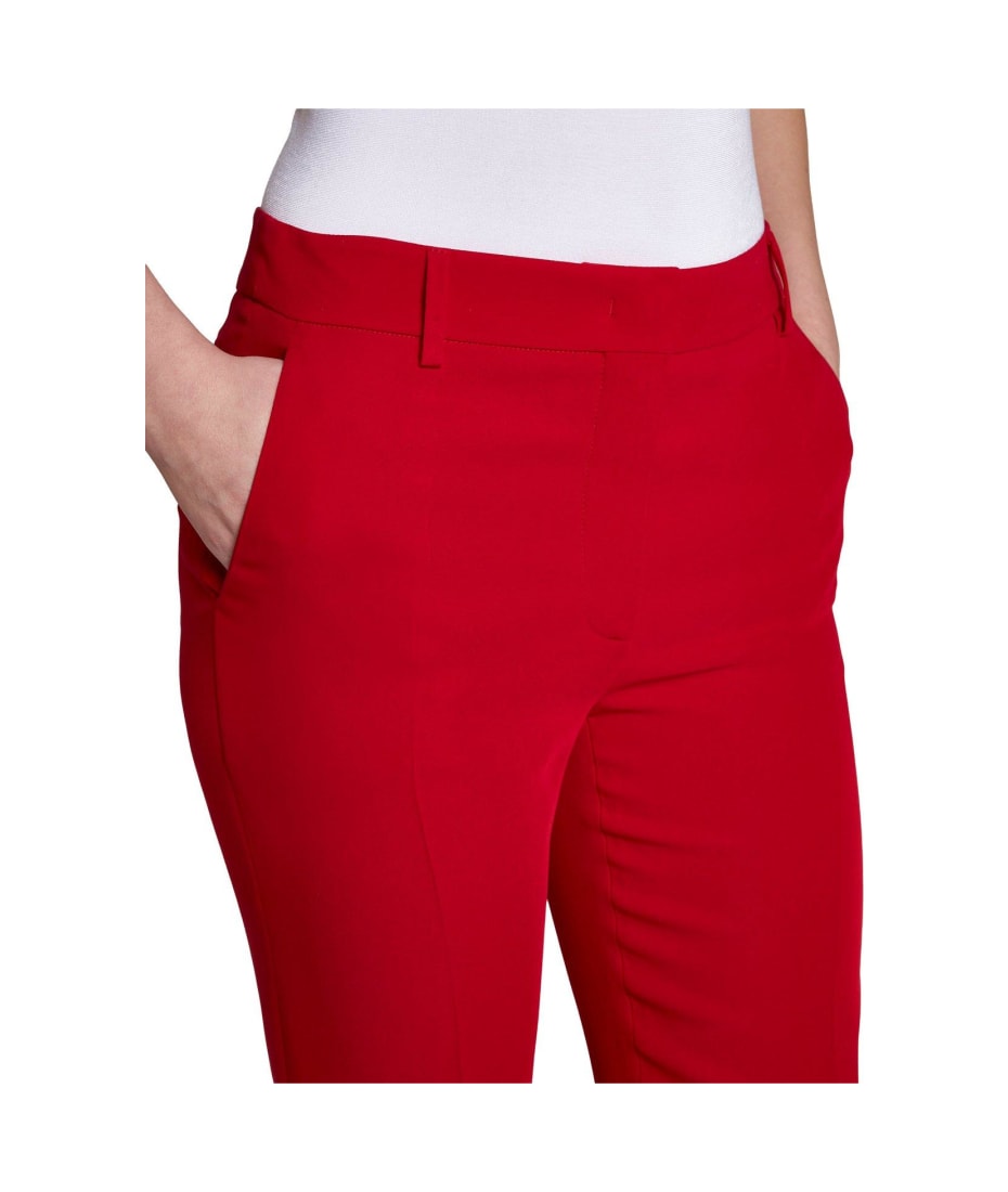 パンツ Valentino Garavani Red Cady Pant Valentino Garavani Cady Couture Trousers | Red | FARFETCH BH