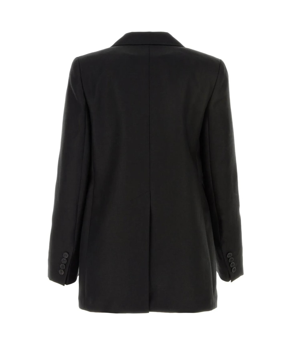 ジャケット MAX MARA 'Boemia' blazer Black BOEMIA Max Mara Black Linen Boemia Blazer | italist