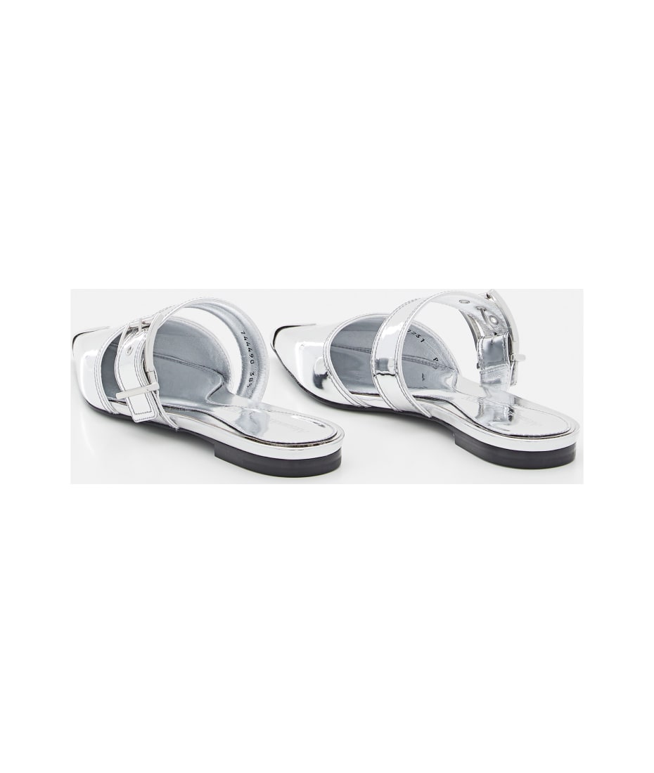 【関税込み】alexander mcqueen 'Mirror' sandals Alexander McQueen Mirror Pointed Open Back Sandals | italist