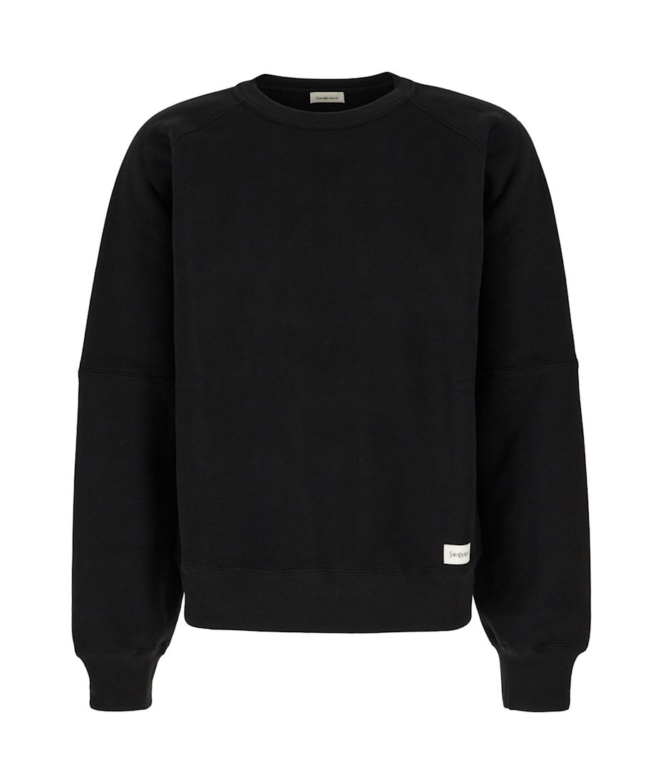 【関税&送料込】Saint Laurent Dark Blue Cotton Sweatshirt Vintage Yves Saint Laurent YSL Authentic Cotton Knit Sweater