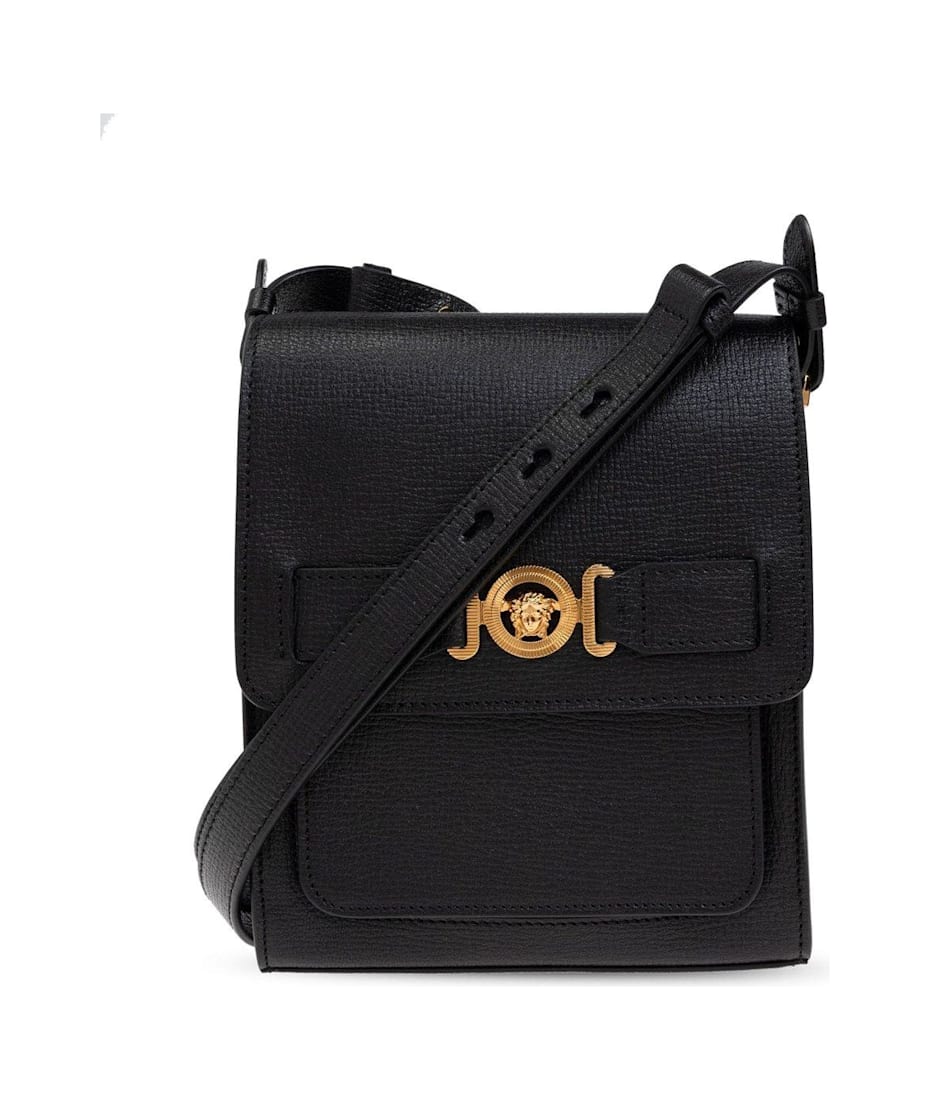 【送料&関税込】Versace Medusa Biggie Foldover Top Crossbody Versace Medusa Biggie Foldover Top Crossbody Bag | italist