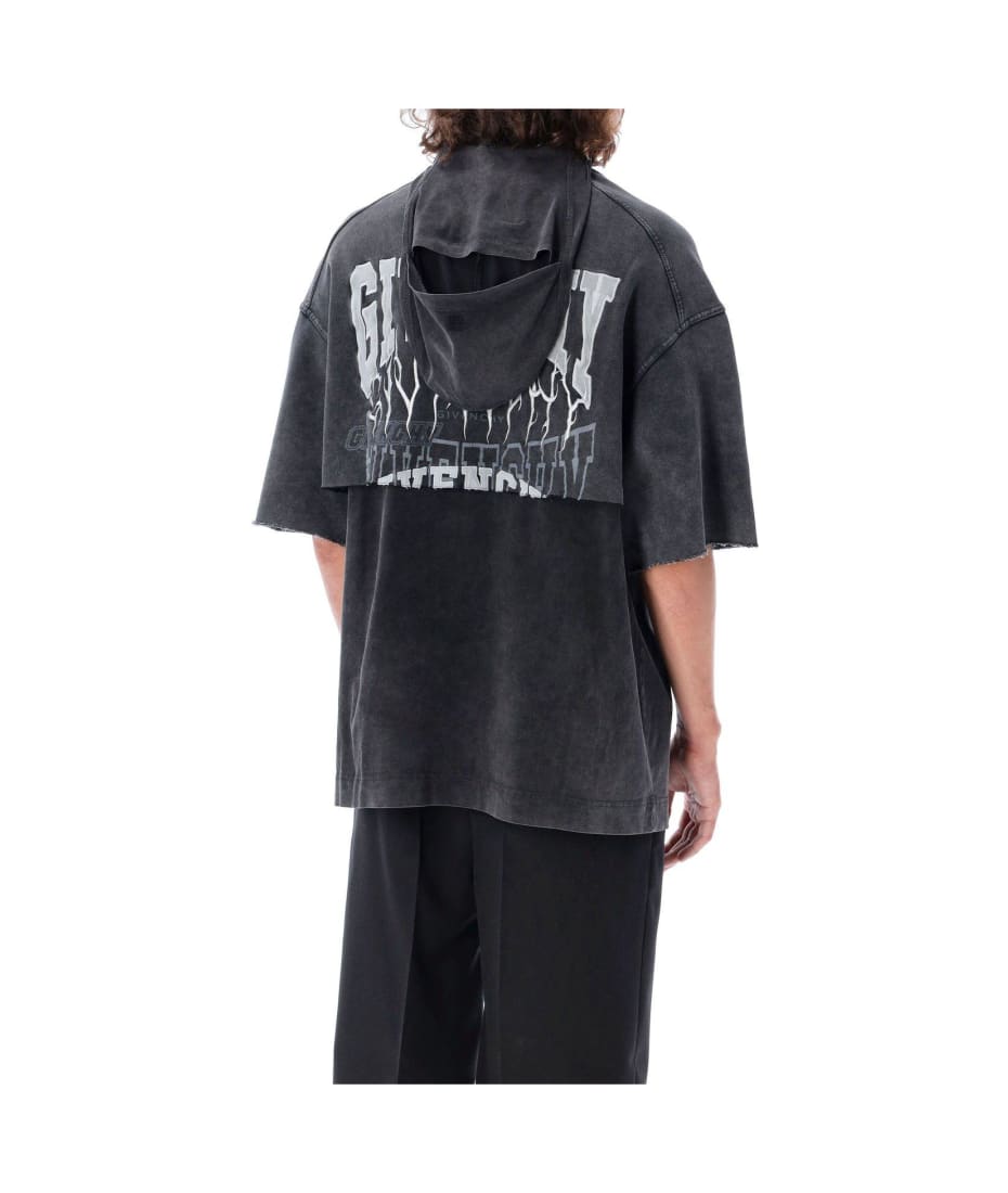 Givenchy Graphic Printed Layered-effect T-shirt シャツ 通販