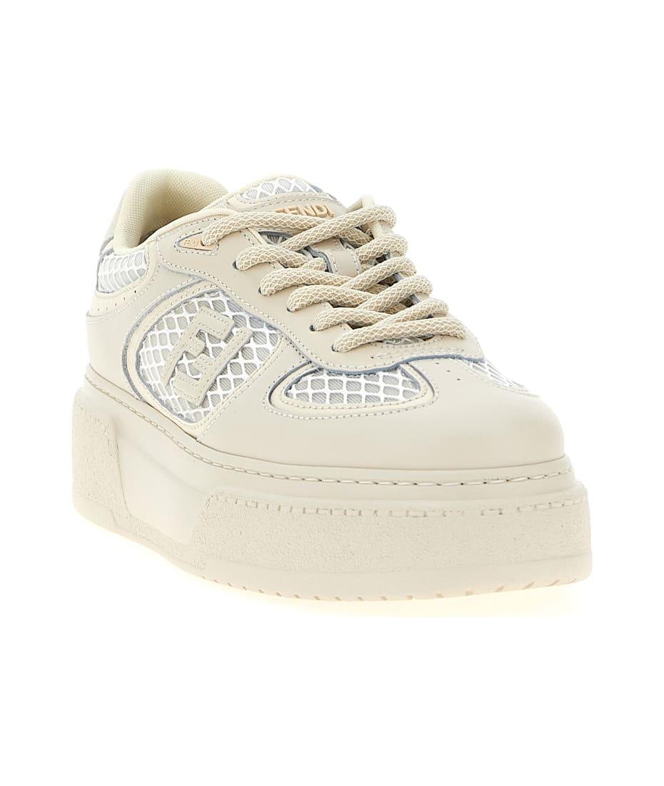 FENDI☆25SS MATCH カーフレザー ロゴデザイン スニーカー fendi Match' Sneakers | italist
