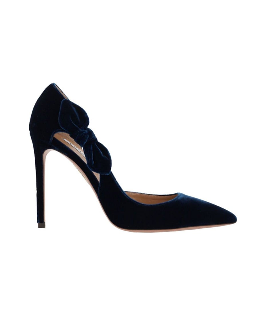 Aquazzura Very Bow Tie Stiletto Heel Pumps | italist, ALWAYS