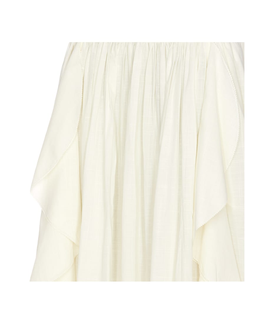 Zimmermann Acacia Ruffle Maxi Skirt | italist