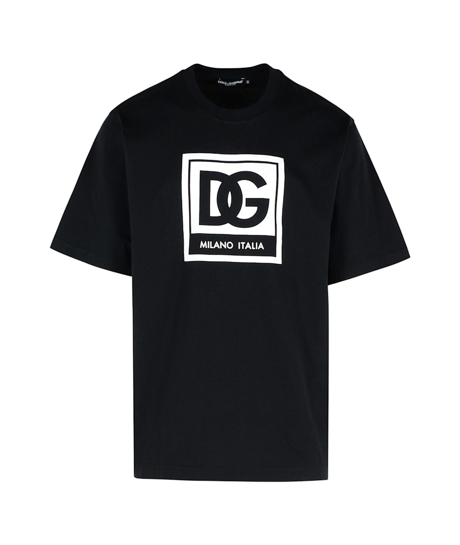 Dolce & Gabbana Black Cotton T-shirt | italist