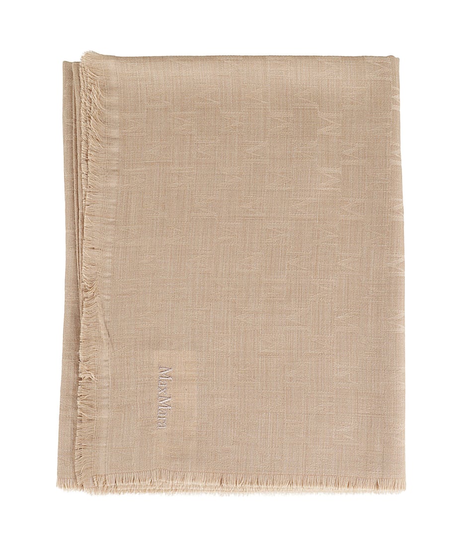 【送料&関税込】Max Mara magico Light Brown Wool Scarf Max Mara 'magico' Light Brown Wool Scarf | italist