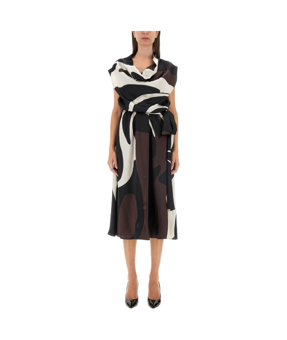 ワンピース Kiton FW24 DRESS WITH PRINT (D58316 K0563E01) Kiton Dress With Print | italist