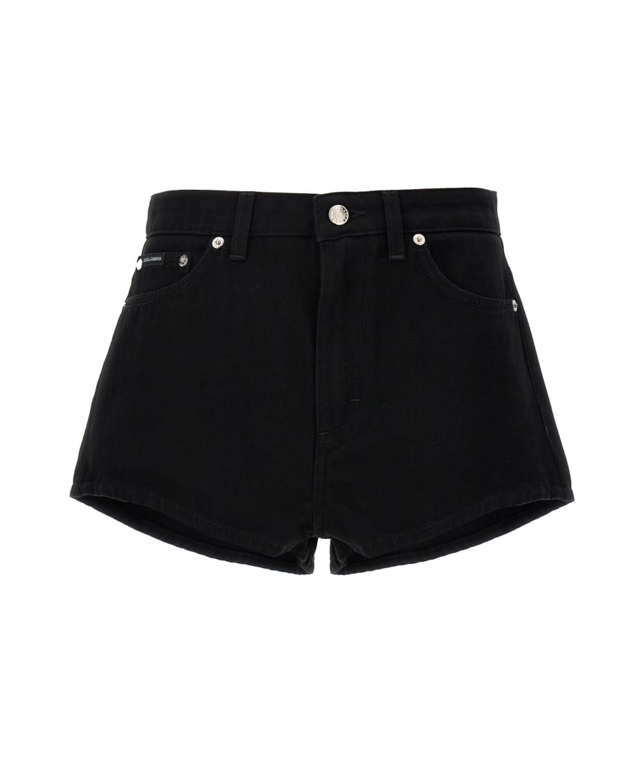 Dolce & Gabbana Denim Shorts - Black  
