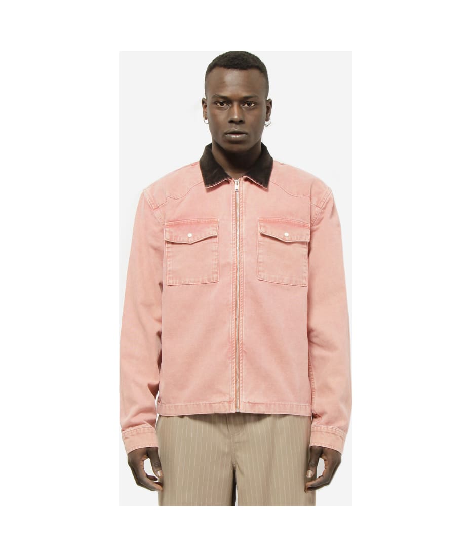 ジャケット・アウター STUSSY Washed Canvas Work Shirt JKT stussy-washed-canvas-shop-