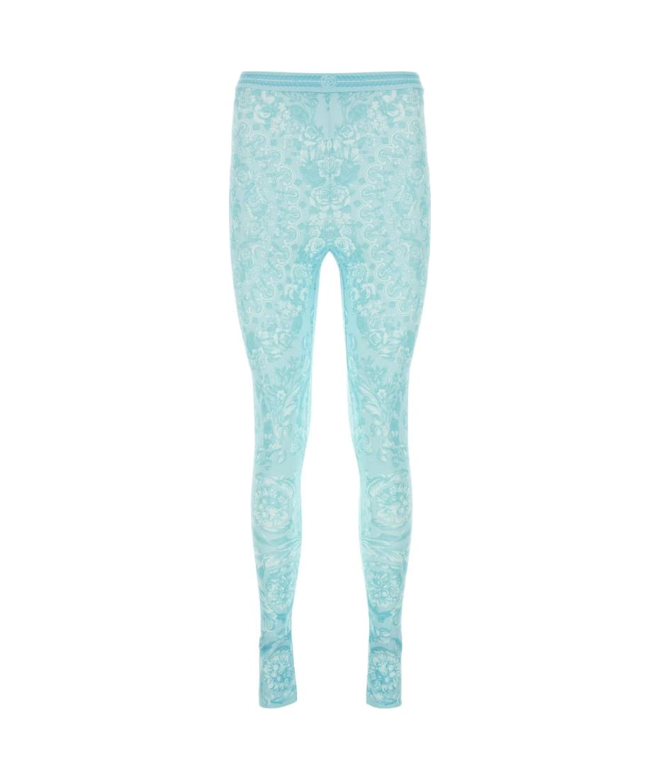 ボトムスその他 VERSACE FW23 'Barocco' leggings (10039001A04239 5B000) Women's Designer Leggings | VERSACE US