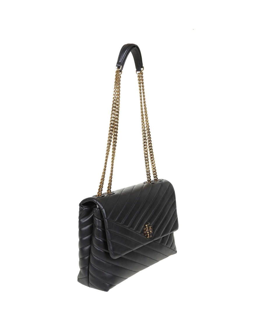 Tory Burch - Black Leather Kira Shoulder Bag