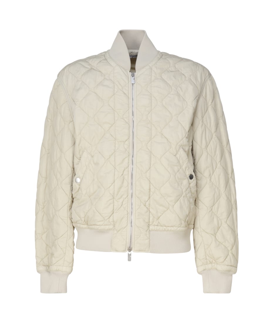 Burberry Quilted Nylon Bomber Jacket italist