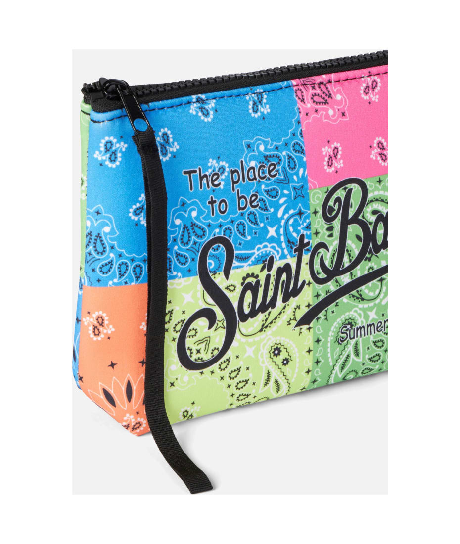 MC2 Saint Barth Aline Scuba Pochette With Fluo Bandanna