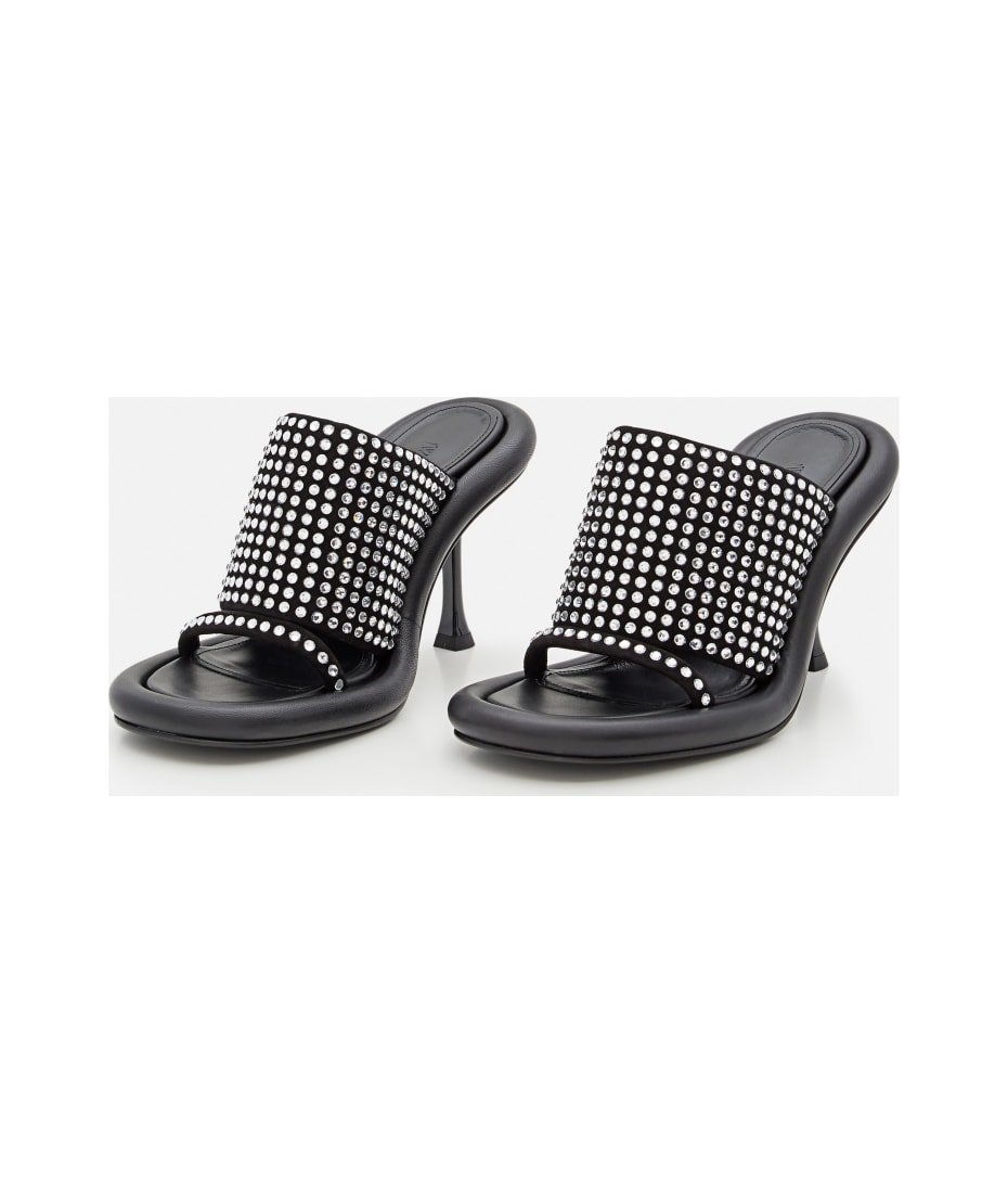 【送料&関税込】J.W. Anderson 90mm Bumper Strass Mules J.W. Anderson 90mm Bumper Strass Mules | italist