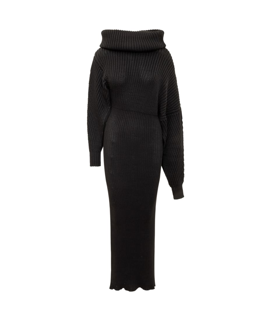 black low back mini dress Won't Bite Backless Mini Dress Black main image 1