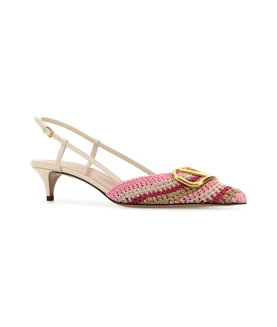 パンプス Valentino Garavani Multicolor Crochet Vlogo Pumps Valentino Garavani Multicolor Crochet Vlogo Pumps | italist