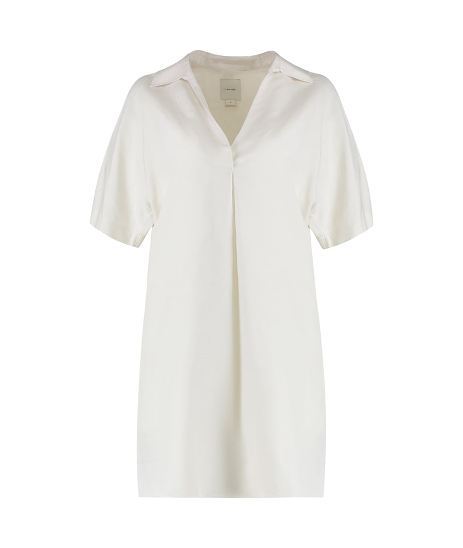 Calvin Klein Linen Blend Dress | italist