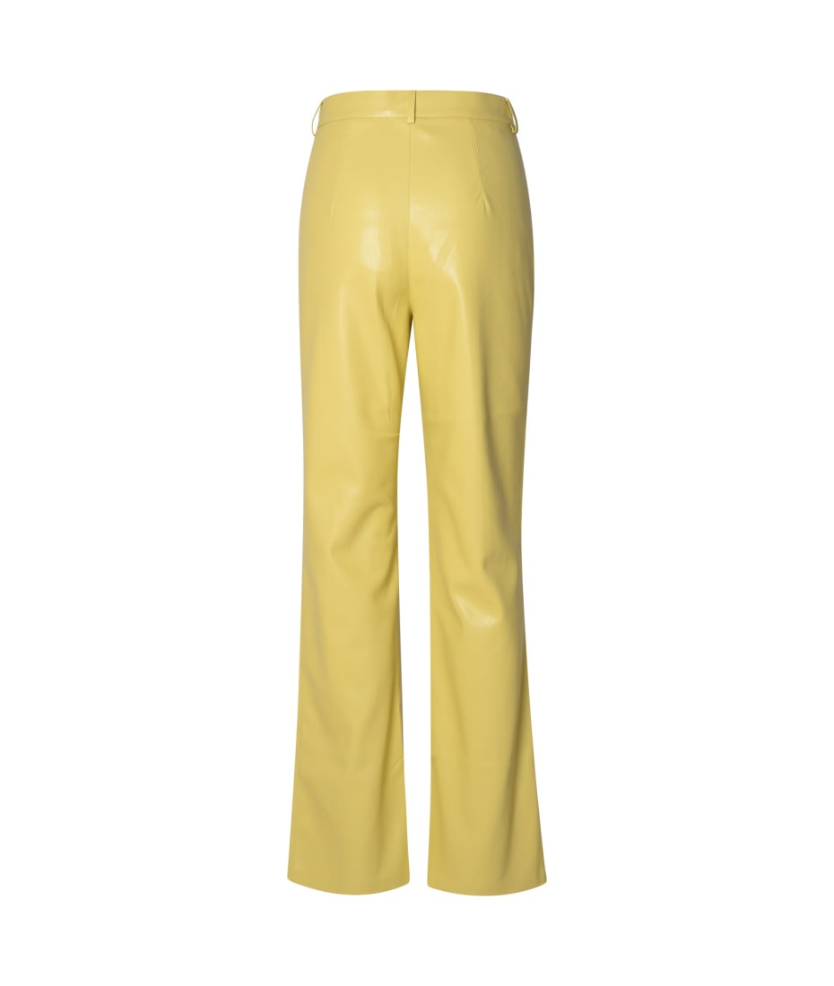【送料&関税込】Nanushka leena Lime Polyurethane Pants Nanushka 'leena' Lime Polyurethane Pants | italist