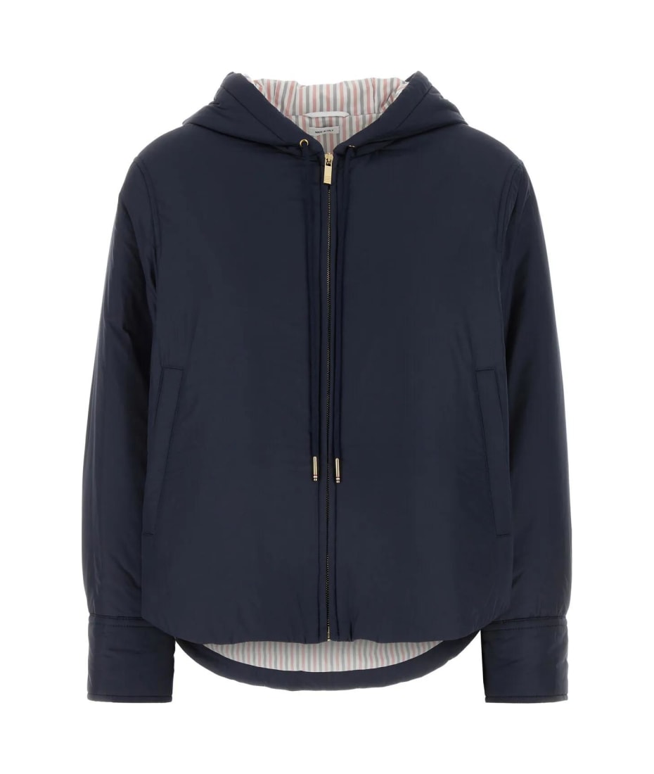 ジャケット THOM BROWNE Woman Jacket Blue FBD060XF0241 415 Thom Browne Outlet: Jacket woman - Blue | Thom Browne jacket