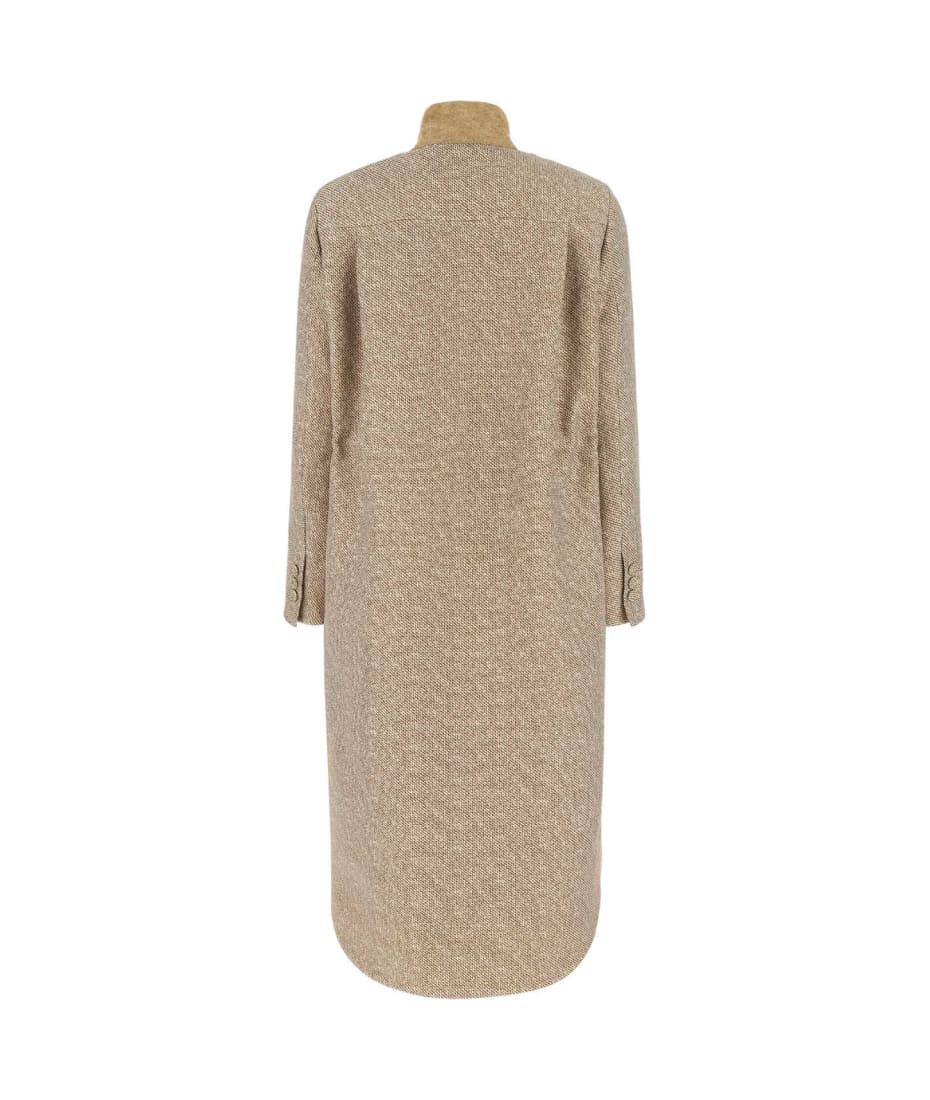 【送料&関税込】Fendi Embroidered Wool Blend Coat Fendi Embroidered Wool Blend Coat | italist