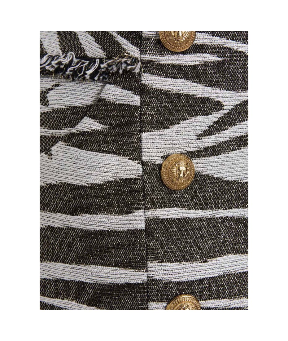 Balmain 'lurex Zebra' Skirt | italist