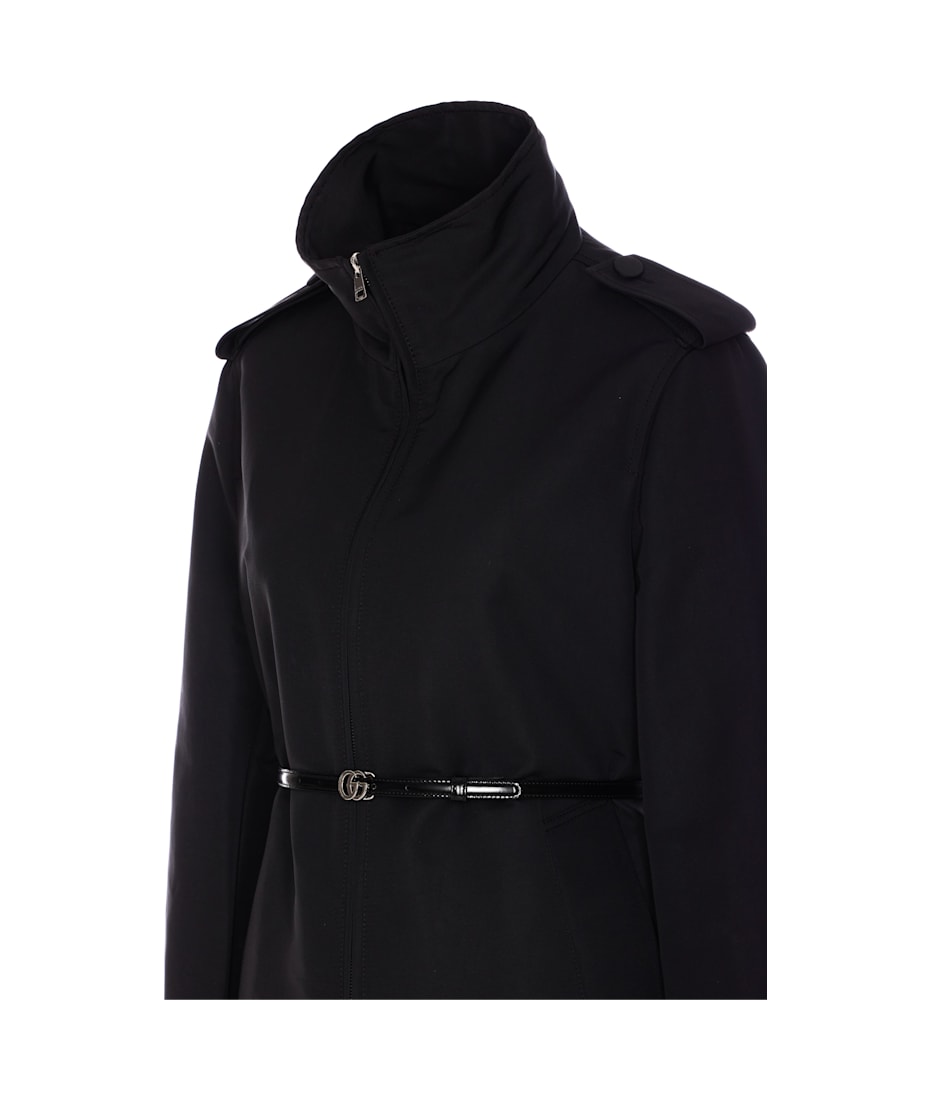 Gucci Nylon Faille Coat | italist