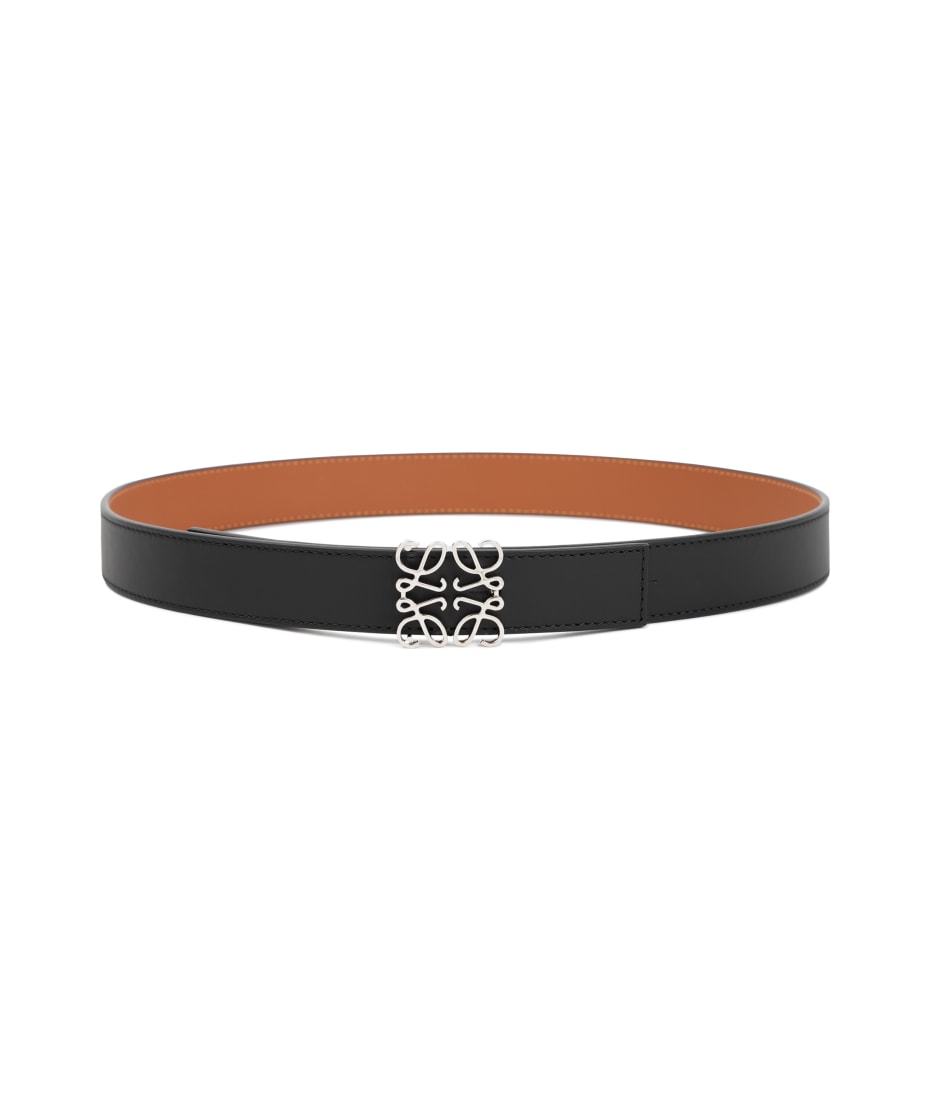 小物 LOEWE ANAGRAM BELT LOEWE Anagram textured-leather belt | NET-A-PORTER