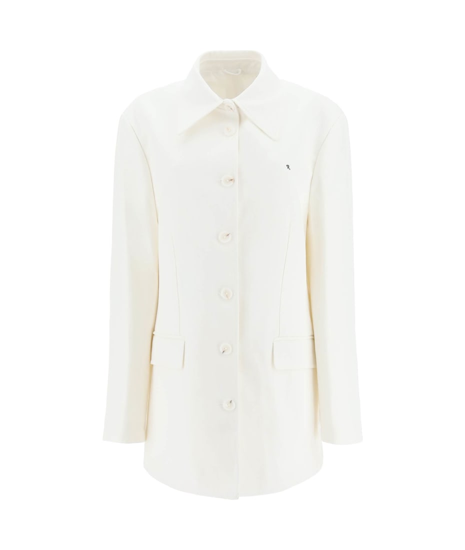 Raf Simons Oversized Cotton Shirt Blazer | italist