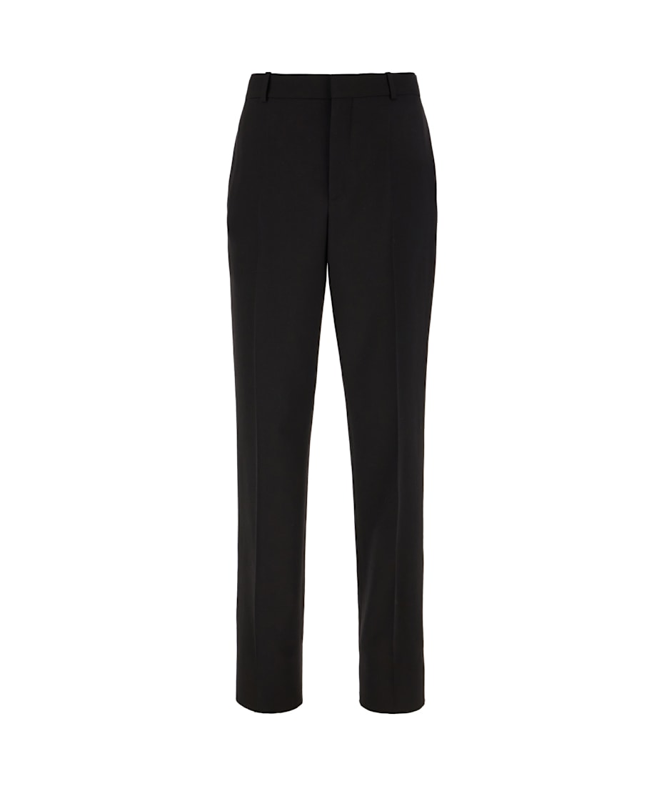 パンツ SAINT LAURENT Black Wool Pant Saint Laurent Black Wool Pants | italist