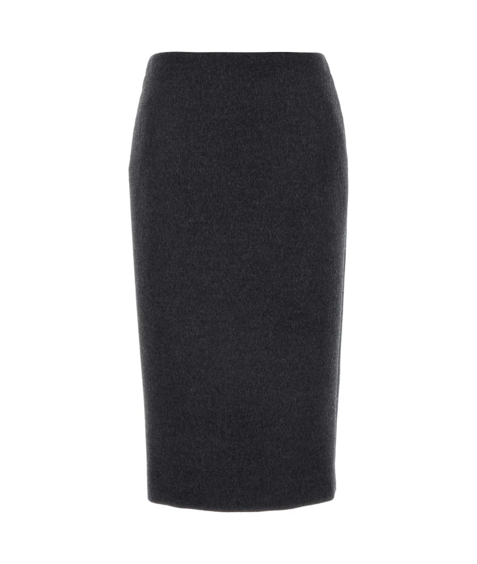 スカート GUCCI Charcoal Wool Blend Skirt Gucci Charcoal Wool Blend Skirt | italist