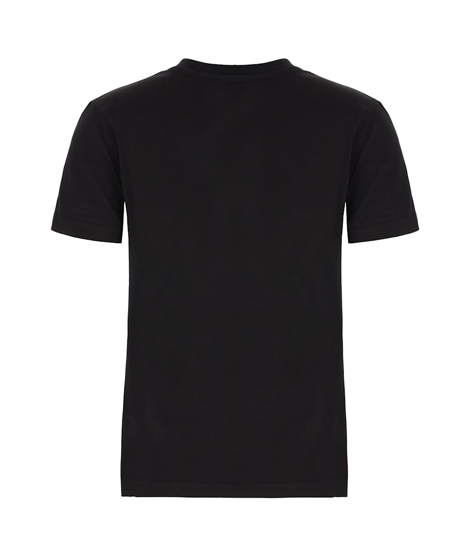 【関税&送料込】Dolce & Gabbana Black Cotton T-Shirt 23608343_53684707_600.jpg