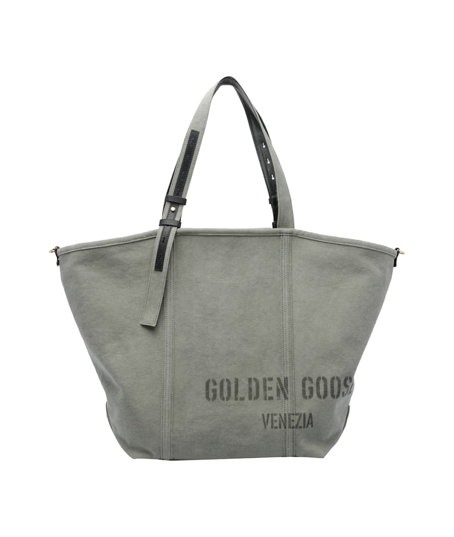 トートバッグ Golden Goose 24.7 EW LOGO CANVAS SHOPPING BAG Golden Goose 24.7 Ew Canvas Shopping Bag | italist