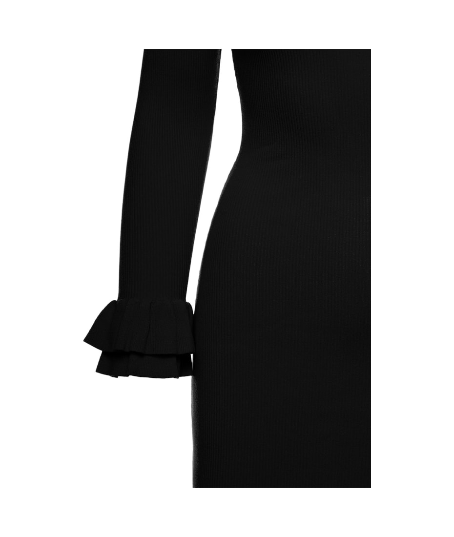 Michael Kors Womens Black White Striped Ribbed Knit Tank Top Viscose Large