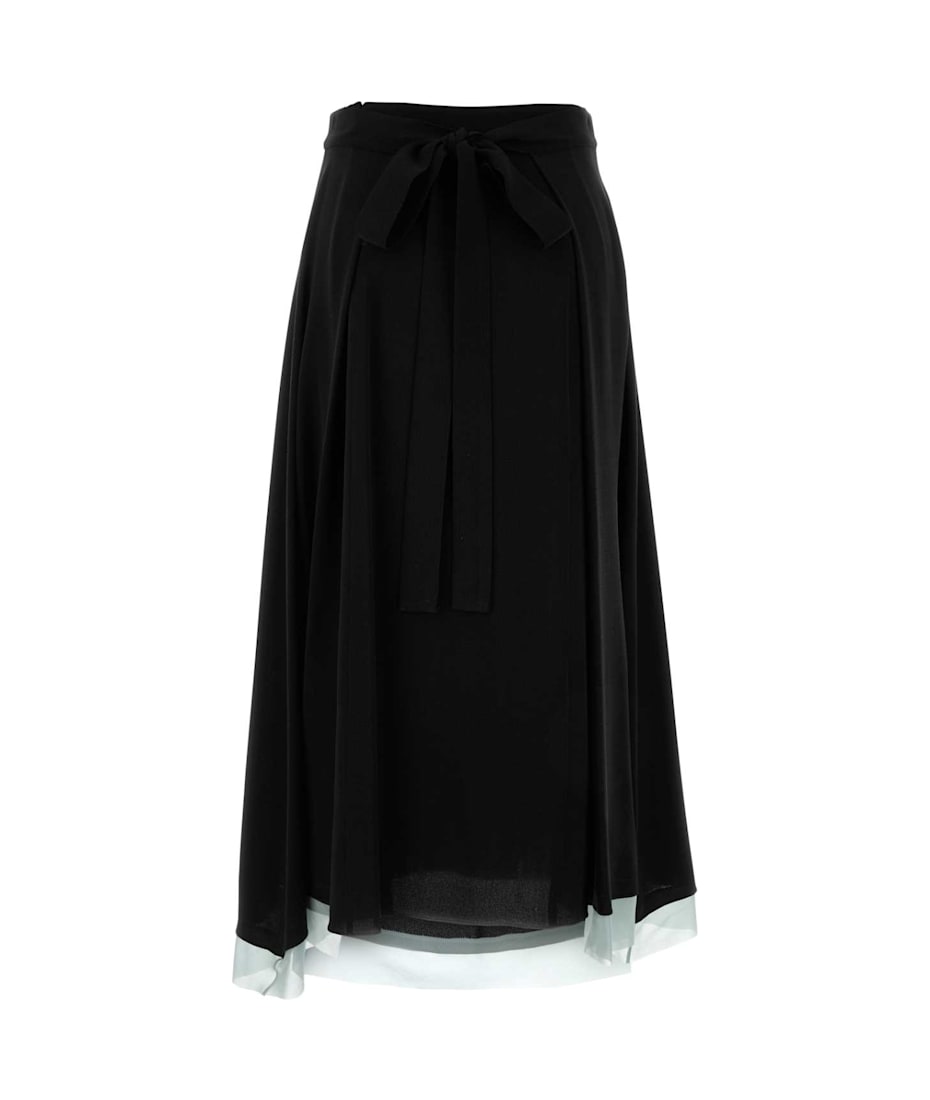 スカート Fendi Black Crepe Skirt Fendi Black Crepe Skirt | italist