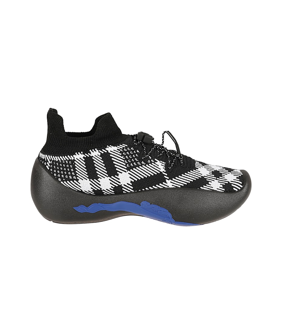 Fabric Check Sneakers
