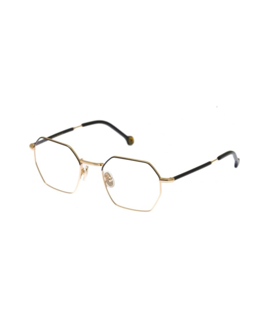 メガネ KYME Kyme - JUDE COL 4 - OPTICAL GLASSES - gold & black Kyme Jude Col 4 - Optical Glassesgold & Black | italist