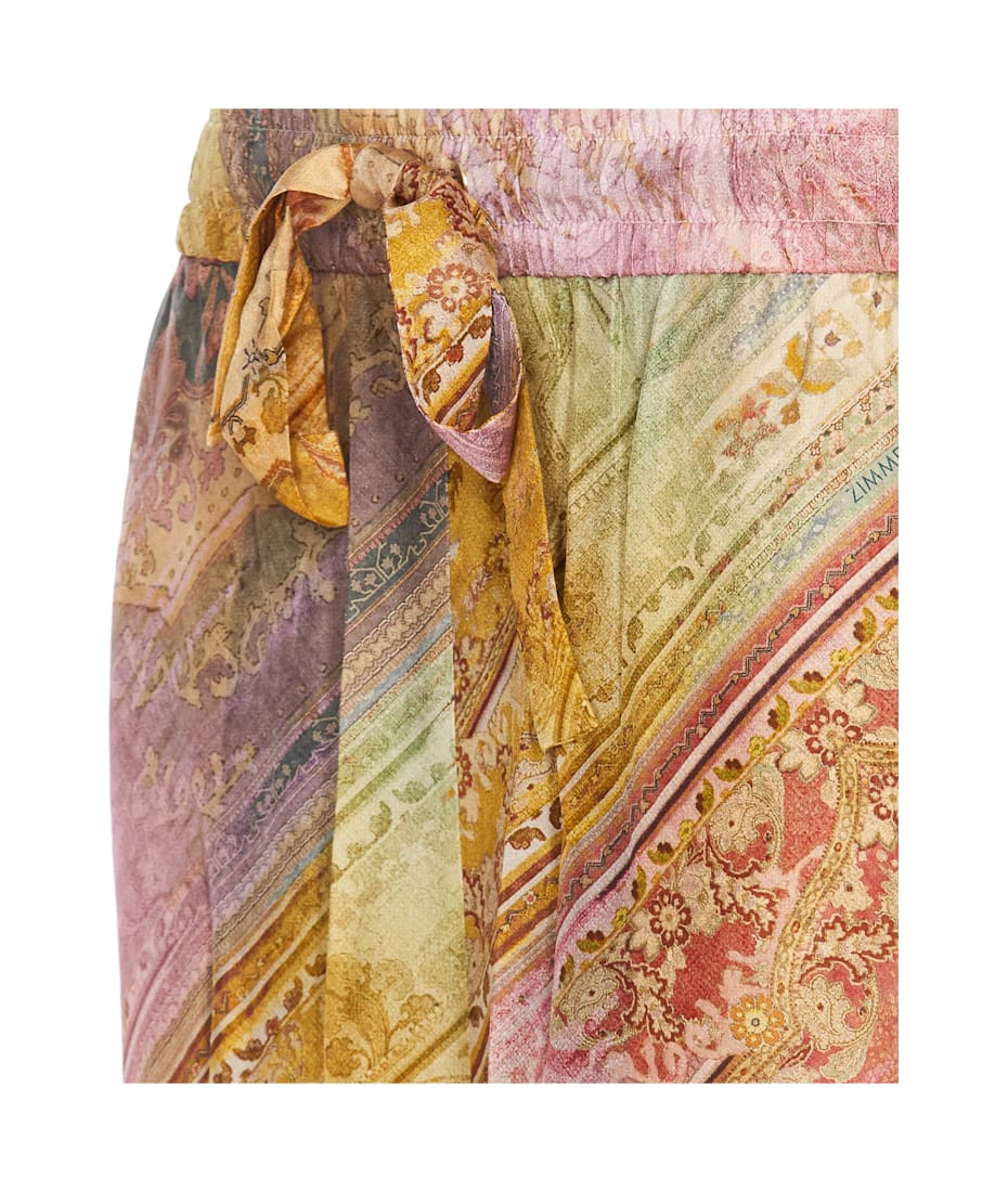 パンツ Zimmermann Tallow Relaxed Pants Zimmermann Tallow Relaxed Silk Wide Leg Pants | Nordstrom