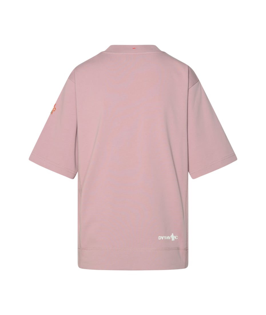 【関税込み】Moncler Grenoble ピンク Maglia Tシャツ Moncler Grenoble Pink Cotton T-shirt | italist