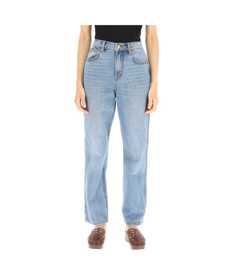 Tory Burch High-waisted Straight-cut Jeans | italist, ALWAYS LIKE A SALE