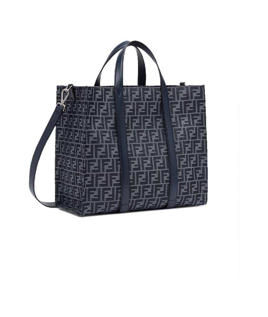 Fendi Embroidered Canvas Shopping Bag | italist