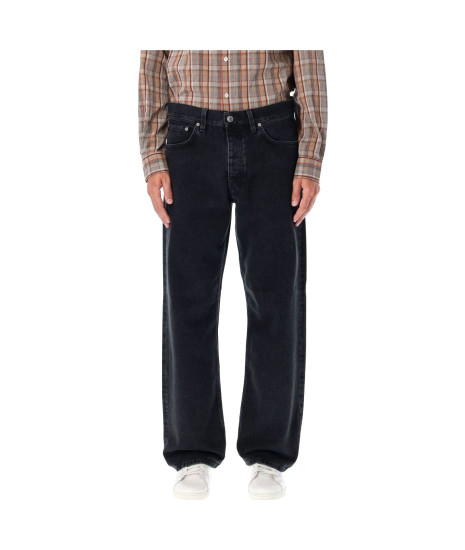 【SCENERITY】Round washing denim Sunflower Loose Jeans | italist