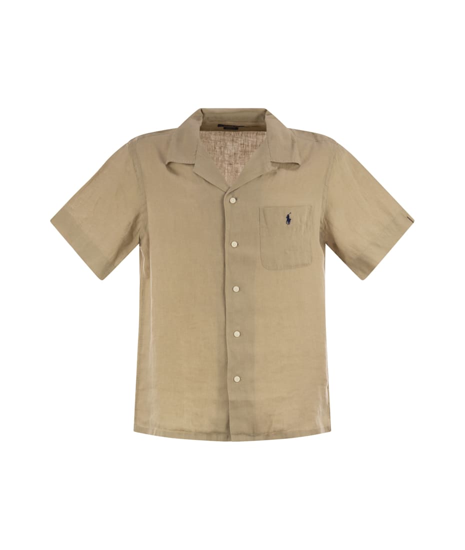 Tシャツ・カットソー Ralph Lauren SS25 Saharan linen shirt (710966421 003) Polo Ralph Lauren Saharan Linen Shirt | italist