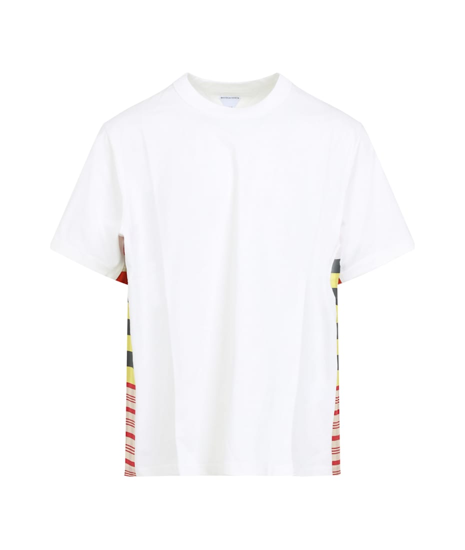 Tシャツ・カットソー BOTTEGA VENETA T-SHIRT WITH SIDE DETAIL, COLORFUL FABRIC T-shirt with side detail, colored fabric Bottega Veneta