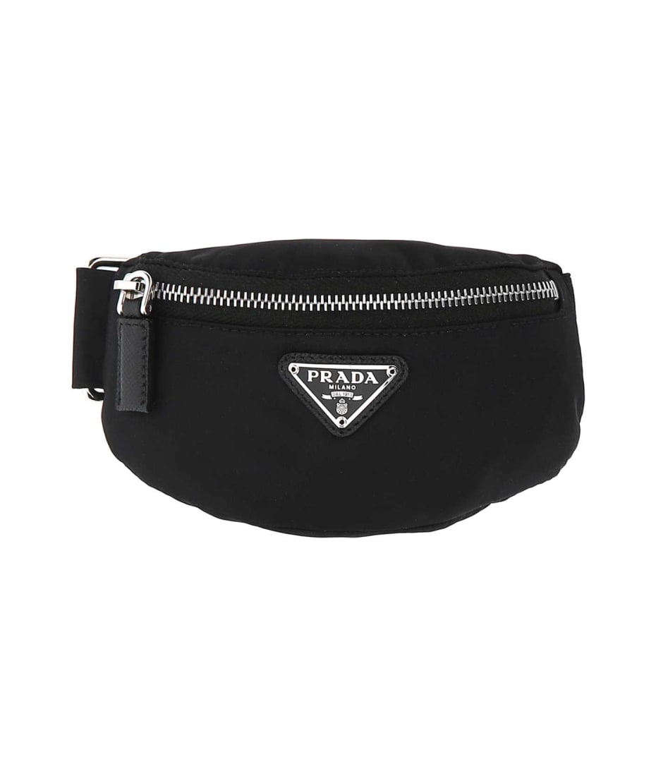 完売寸前【関税送料込】PRADA Black Nylon Wrist Pouch Prada Black Nylon Wrist Pouch | italist