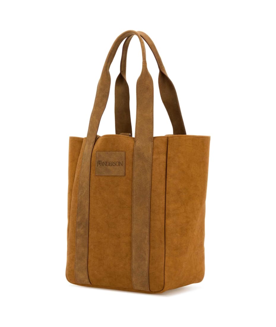 【関税&送料込】Jw Anderson Camel Canvas Workwear Shopping B J.W. Anderson Camel Canvas Workwear Shopping Bag | italist