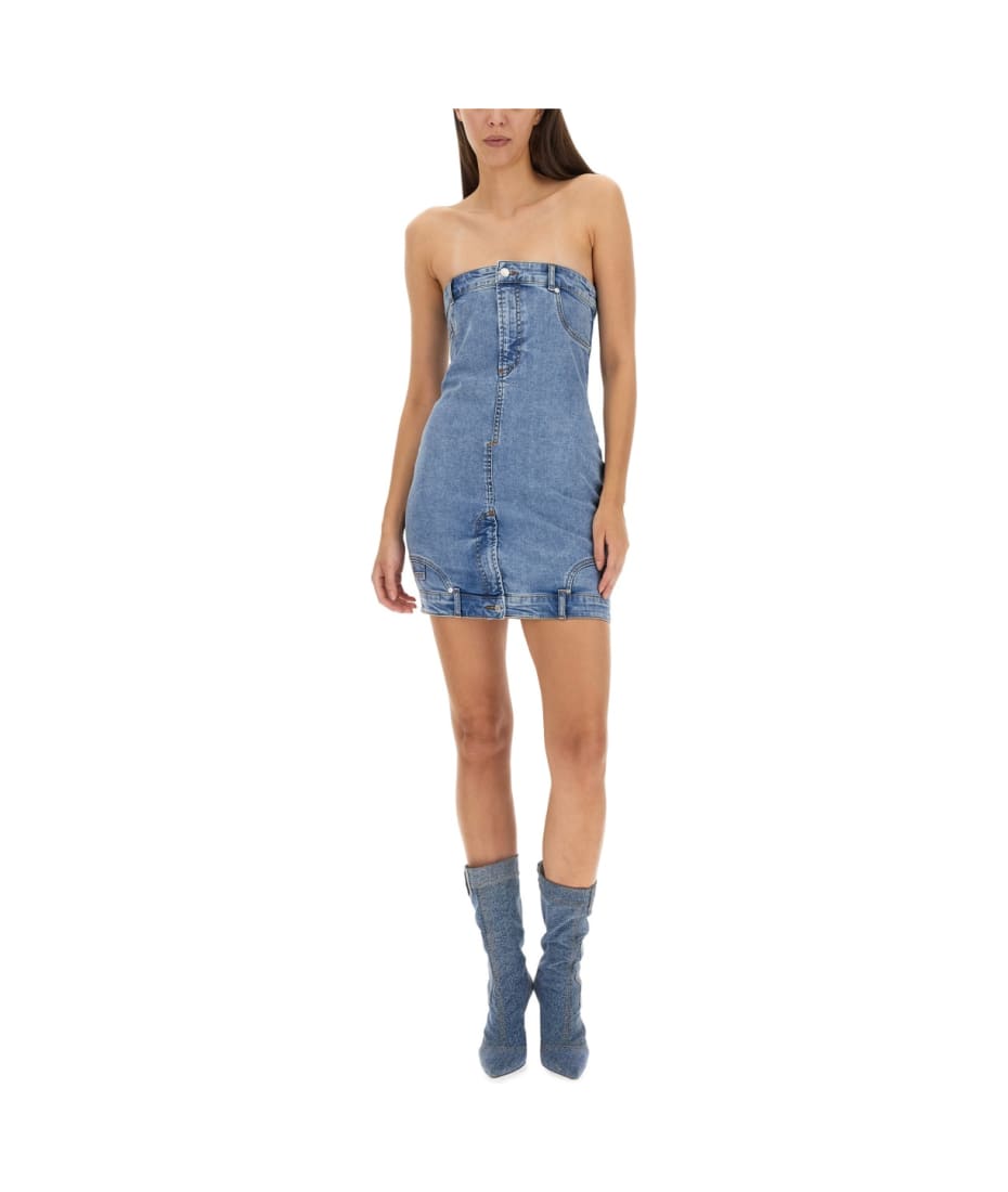 M05CH1N0 Jeans Denim Dress | italist