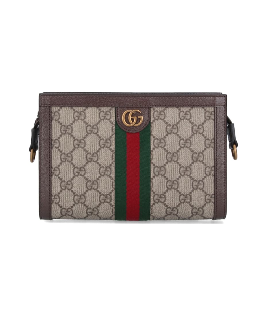 【GUCCI】MINI BAG◆7954662ZGMN 70792 auth GUCCI pale green denim 2024 OPHIDIA MINI TOP